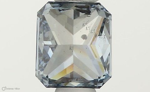 Loose Diamond - RADIANT 0.51ct Fancy Vivid Blue SI2 (1 of 1)