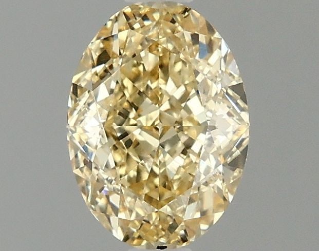 Loose Diamond - OVAL 1.08ct Fancy Intense Yellow VS2: Loose Diamond - OVAL 1.08ct Fancy Intense Yellow VS2 Source: This is a real non-mined Diamond that has been grown in a lab Shape: OVAL Carats: 1.08 Color: Fancy Intense Yellow Certification: IGI Video