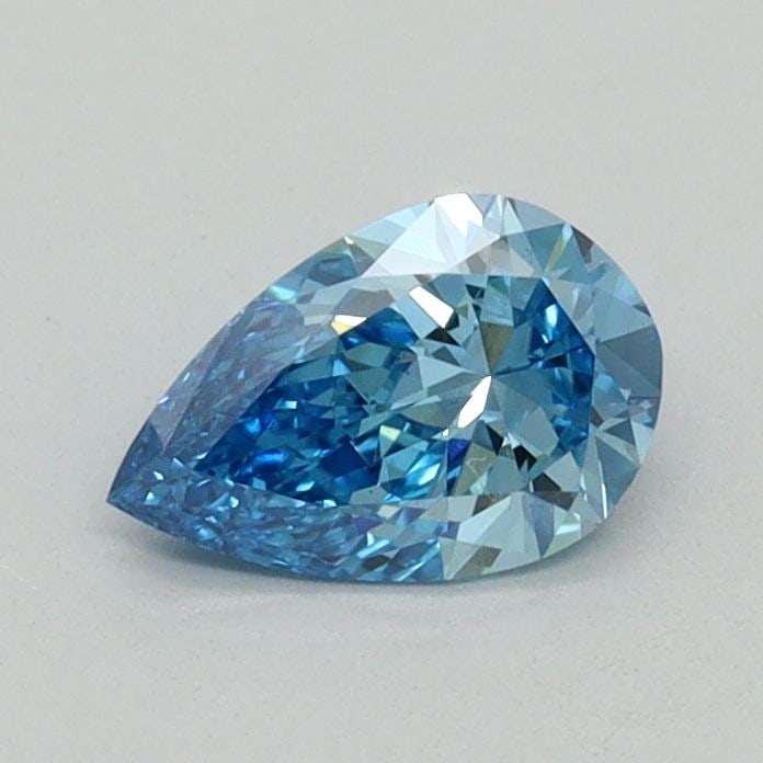 Loose Diamond - PEAR 0.5ct Fancy Blue VS1: Loose Diamond - PEAR 0.5ct Fancy Blue VS1 Source: This is a real non-mined Diamond that has been grown in a lab Shape: PEAR Carats: 0.5 Color: Fancy Blue Certification: NONE Video:
