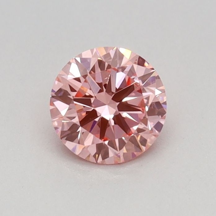 Loose Diamond - ROUND 0.35ct Fancy Vivid Pink VVS2 (1 of 1)
