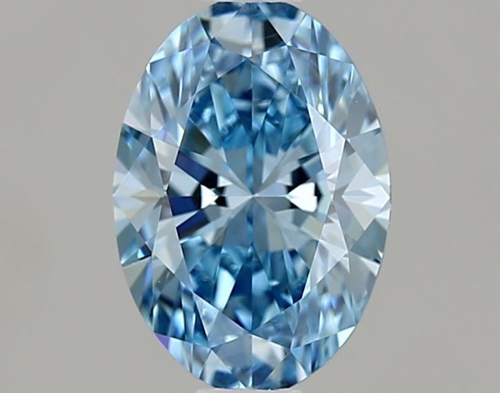 Loose Diamond - OVAL 0.75ct Fancy Vivid Blue VVS1: Loose Diamond - OVAL 0.75ct Fancy Vivid Blue VVS1 Source: This is a real non-mined Diamond that has been grown in a lab Shape: OVAL Carats: 0.75 Color: Fancy Vivid Blue Certification: IGI Video: