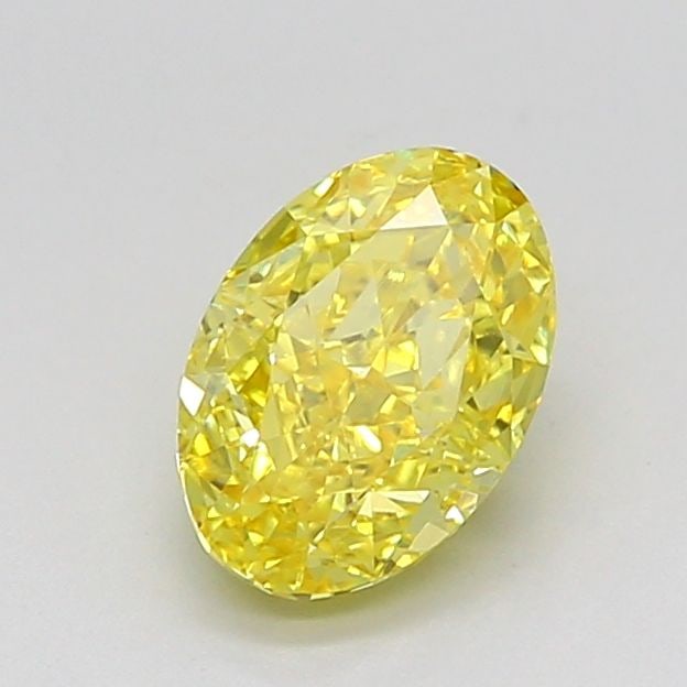 Loose Diamond - OVAL 1.0ct Fancy Vivid Yellow VVS2: Loose Diamond - OVAL 1.0ct Fancy Vivid Yellow VVS2 Source: This is a real non-mined Diamond that has been grown in a lab Shape: OVAL Carats: 1.0 Color: Fancy Vivid Yellow Certification: IGI Video: