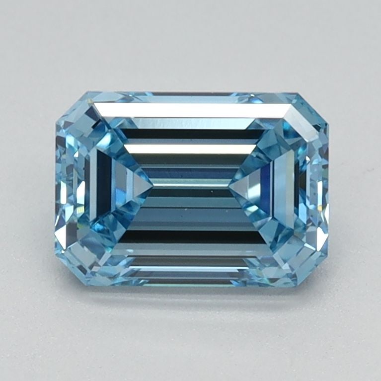 Loose Diamond - EMERALD 1.0ct Fancy Intense Blue VS2: Loose Diamond - EMERALD 1.0ct Fancy Intense Blue VS2 Source: This is a real non-mined Diamond that has been grown in a lab Shape: EMERALD Carats: 1.0 Color: Fancy Intense Blue Certification: IGI Video