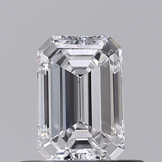 Loose Diamond - EMERALD 0.53ct D VS1: Loose Diamond - EMERALD 0.53ct D VS1 Source: This is a real non-mined Diamond that has been grown in a lab Shape: EMERALD Carats: 0.53 Color: D Clarity: VS1 Certification: NONE Video: