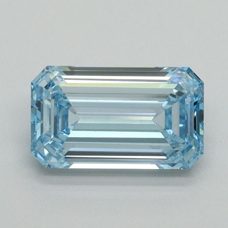 Loose Diamond - EMERALD 1.05ct Fancy Intense Blue VS1: Loose Diamond - EMERALD 1.05ct Fancy Intense Blue VS1 Source: This is a real non-mined Diamond that has been grown in a lab Shape: EMERALD Carats: 1.05 Color: Fancy Intense Blue Certification: IGI