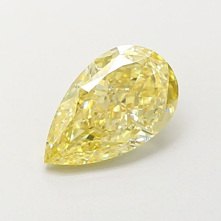Loose Diamond - PEAR 1.05ct Fancy Intense Yellow VS1: Loose Diamond - PEAR 1.05ct Fancy Intense Yellow VS1 Source: This is a real non-mined Diamond that has been grown in a lab Shape: PEAR Carats: 1.05 Color: Fancy Intense Yellow Certification: IGI Video