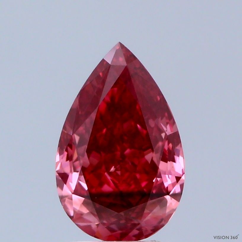 Loose Diamond - PEAR 0.93ct Fancy Vivid Pink SI1: Loose Diamond - PEAR 0.93ct Fancy Vivid Pink SI1 Source: This is a real non-mined Diamond that has been grown in a lab Shape: PEAR Carats: 0.93 Color: Fancy Vivid Pink Certification: IGI Video: