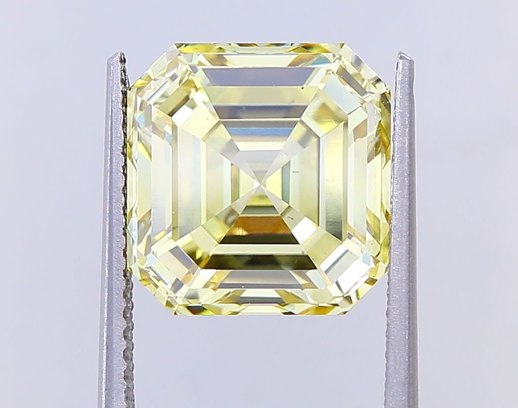 Loose Diamond - ASSCHER 7.02ct Fancy Yellow VS1 (1 of 1)