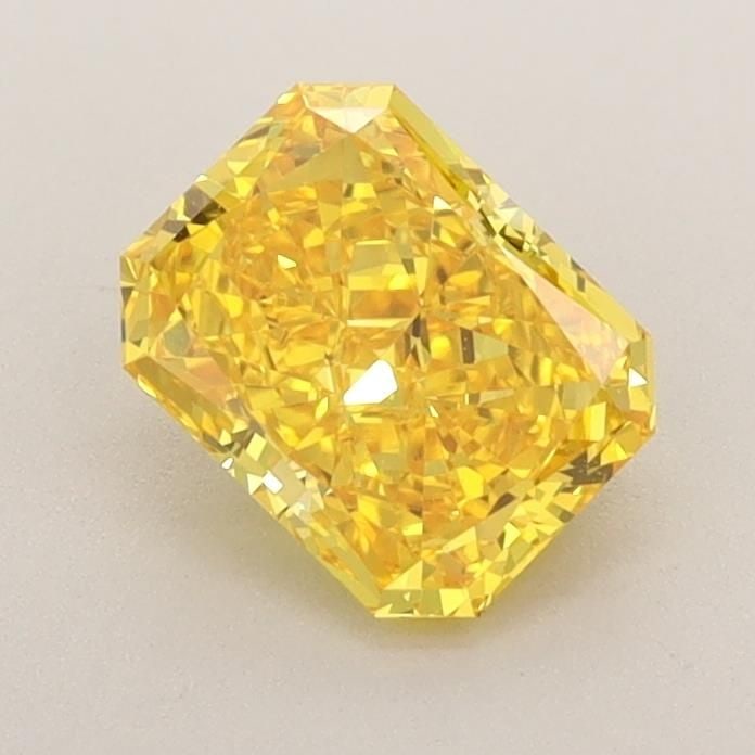 Loose Diamond - RADIANT 0.95ct Fancy Vivid Yellow VS1: Loose Diamond - RADIANT 0.95ct Fancy Vivid Yellow VS1 Source: This is a real non-mined Diamond that has been grown in a lab Shape: RADIANT Carats: 0.95 Color: Fancy Vivid Yellow Certification: IGI Vid