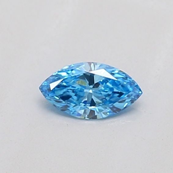 Loose Diamond - MARQUISE 0.17ct Fancy Vivid Blue VVS2: Loose Diamond - MARQUISE 0.17ct Fancy Vivid Blue VVS2 Source: This is a real non-mined Diamond that has been grown in a lab Shape: MARQUISE Carats: 0.17 Color: Fancy Vivid Blue Certification: IGI PLEA