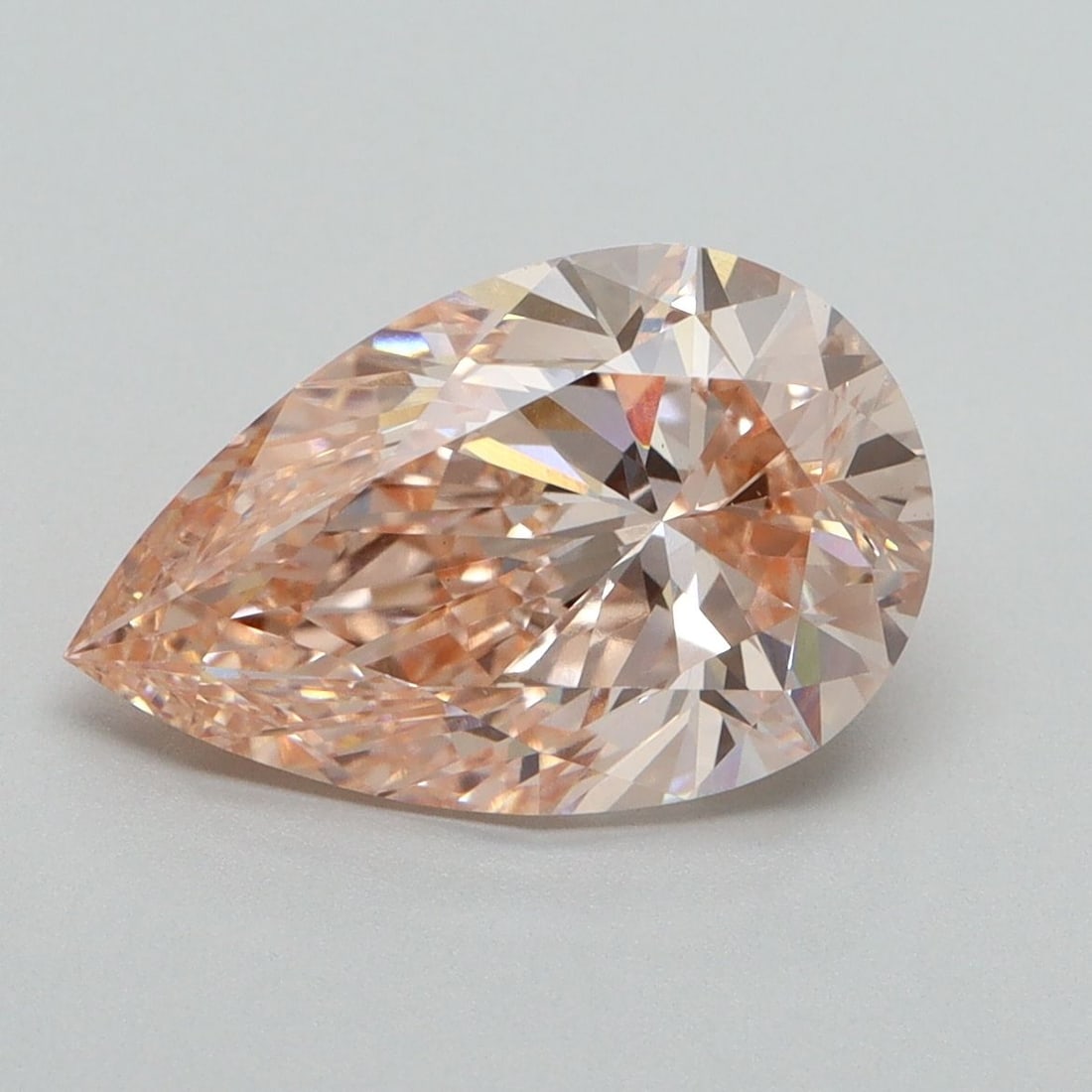 Loose Diamond - PEAR 3.1ct Fancy Intense Pink VS1: Loose Diamond - PEAR 3.1ct Fancy Intense Pink VS1 Source: This is a real non-mined Diamond that has been grown in a lab Shape: PEAR Carats: 3.1 Color: Fancy Intense Pink Certification: IGI Video: