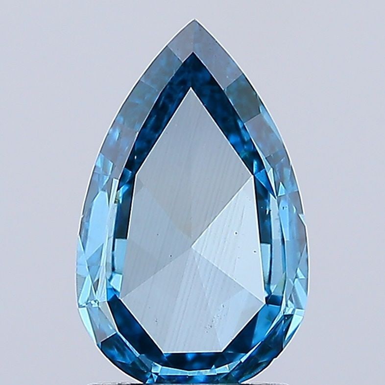 Loose Diamond - ROSE 1.51ct Fancy Vivid Blue SI1: Loose Diamond - ROSE 1.51ct Fancy Vivid Blue SI1 Source: This is a real non-mined Diamond that has been grown in a lab Shape: ROSE Carats: 1.51 Color: Fancy Vivid Blue Certification: IGI Video: