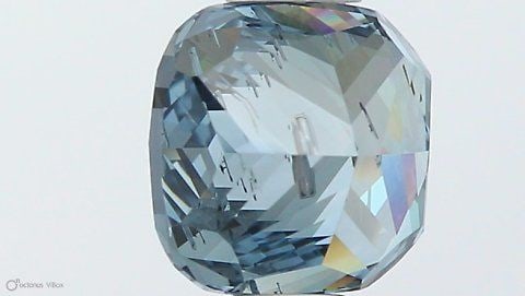 Loose Diamond - CUSHION MODIFIED 0.8ct Fancy Intense Blue SI2 (1 of 1)