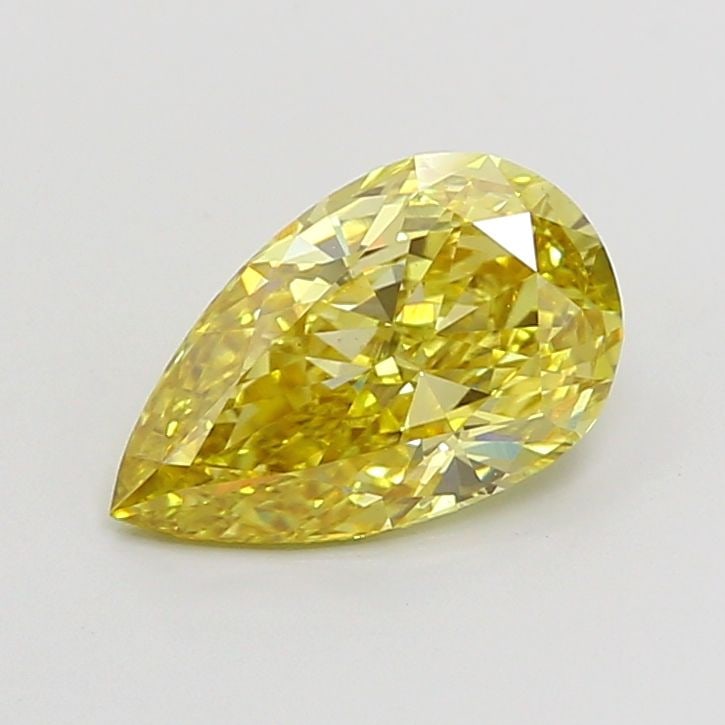 Loose Diamond - PEAR 1.85ct Fancy Vivid Brownish Yellow VS1: Loose Diamond - PEAR 1.85ct Fancy Vivid Brownish Yellow VS1 Source: This is a real non-mined Diamond that has been grown in a lab Shape: PEAR Carats: 1.85 Color: Fancy Vivid Brownish Yellow Certificat