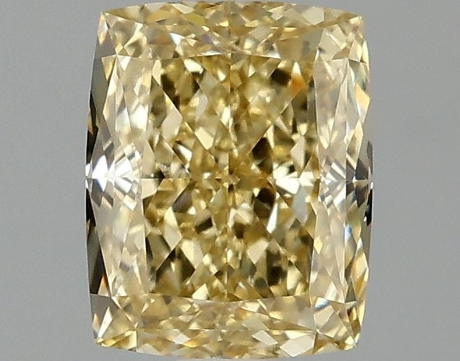 Loose Diamond - CUSHION MODIFIED 1.58ct Fancy Intense Yellow VVS2 (1 of 1)