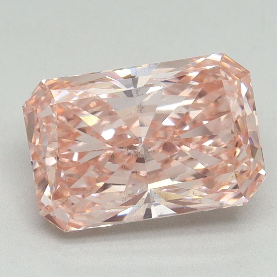 Loose Diamond - RADIANT 3.01ct Fancy Vivid Pink VS2: Loose Diamond - RADIANT 3.01ct Fancy Vivid Pink VS2 Source: This is a real non-mined Diamond that has been grown in a lab Shape: RADIANT Carats: 3.01 Color: Fancy Vivid Pink Certification: IGI Video: