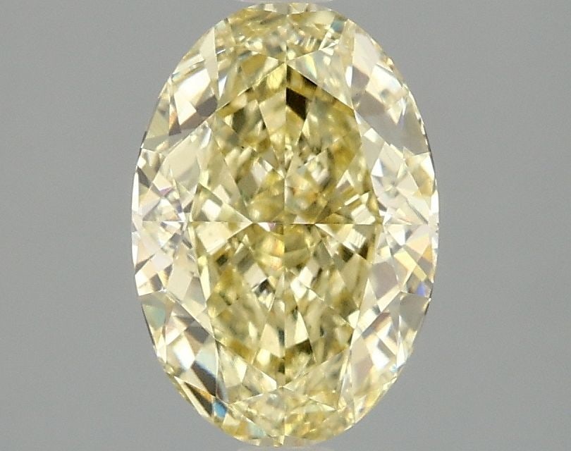 Loose Diamond - OVAL 2.08ct Fancy Intense Yellow VS1: Loose Diamond - OVAL 2.08ct Fancy Intense Yellow VS1 Source: This is a real non-mined Diamond that has been grown in a lab Shape: OVAL Carats: 2.08 Color: Fancy Intense Yellow Certification: IGI Video
