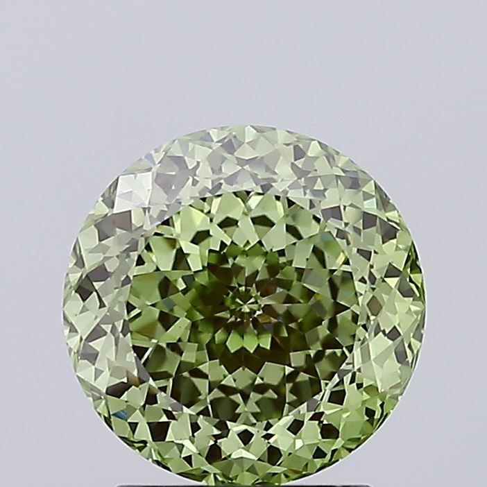 Loose Diamond - ROUND 2.05ct Fancy Vivid Green VS1 (1 of 1)