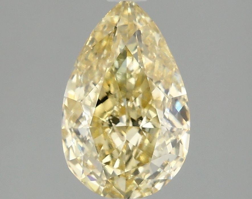 Loose Diamond - PEAR 2.03ct Fancy Intense Yellow VVS2: Loose Diamond - PEAR 2.03ct Fancy Intense Yellow VVS2 Source: This is a real non-mined Diamond that has been grown in a lab Shape: PEAR Carats: 2.03 Color: Fancy Intense Yellow Certification: IGI Vide