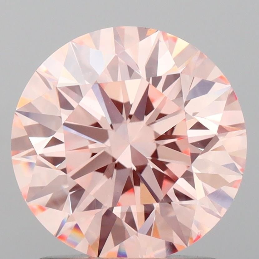 Ideal Loose Diamond - ROUND 2.04ct Fancy Intense Pink VS1: Ideal Loose Diamond - ROUND 2.04ct Fancy Intense Pink VS1 Source: This is a real non-mined Diamond that has been grown in a lab Shape: ROUND Carats: 2.04 Color: Fancy Intense Pink Certification: IGI V