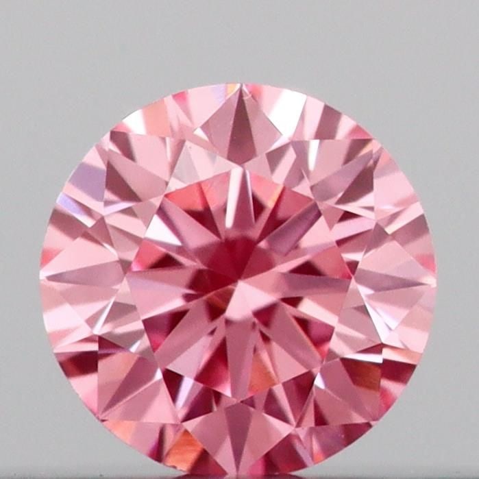 Loose Diamond - ROUND 0.14ct Fancy Vivid Pink VVS2: Loose Diamond - ROUND 0.14ct Fancy Vivid Pink VVS2 Source: This is a real non-mined Diamond that has been grown in a lab Shape: ROUND Carats: 0.14 Color: Fancy Vivid Pink Certification: IGI Video: