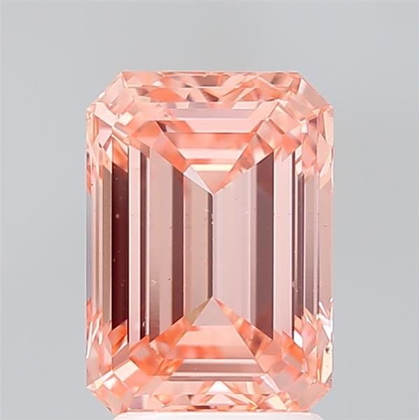 Loose Diamond - EMERALD 3.0ct Fancy Vivid Pink VS2: Loose Diamond - EMERALD 3.0ct Fancy Vivid Pink VS2 Source: This is a real non-mined Diamond that has been grown in a lab Shape: EMERALD Carats: 3.0 Color: Fancy Vivid Pink Certification: IGI Video:
