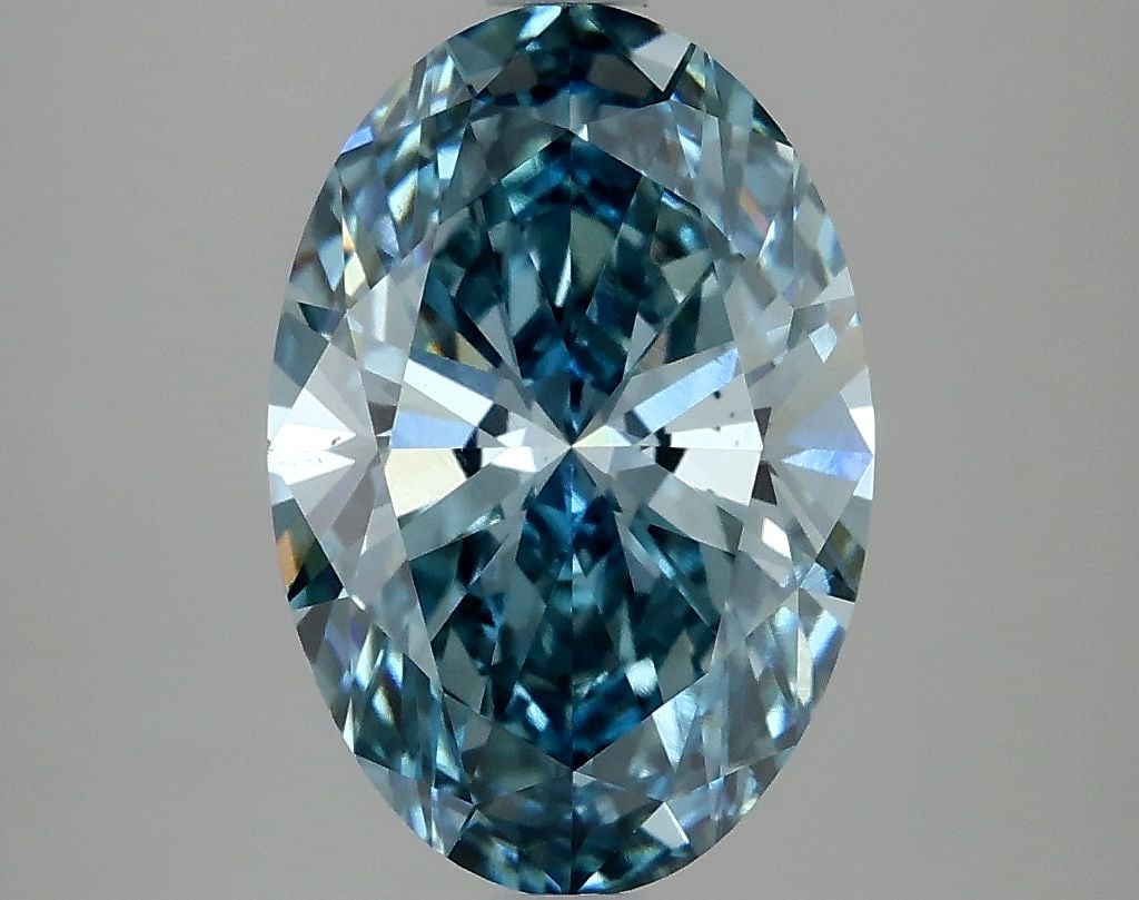 Loose Diamond - OVAL 2.98ct Fancy Vivid Blue VS1: Loose Diamond - OVAL 2.98ct Fancy Vivid Blue VS1 Source: This is a real non-mined Diamond that has been grown in a lab Shape: OVAL Carats: 2.98 Color: Fancy Vivid Blue Certification: IGI Video: