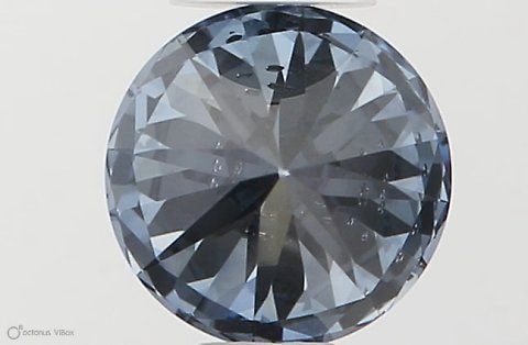 Loose Diamond - ROUND 0.51ct Fancy Vivid Blue SI1 (1 of 1)
