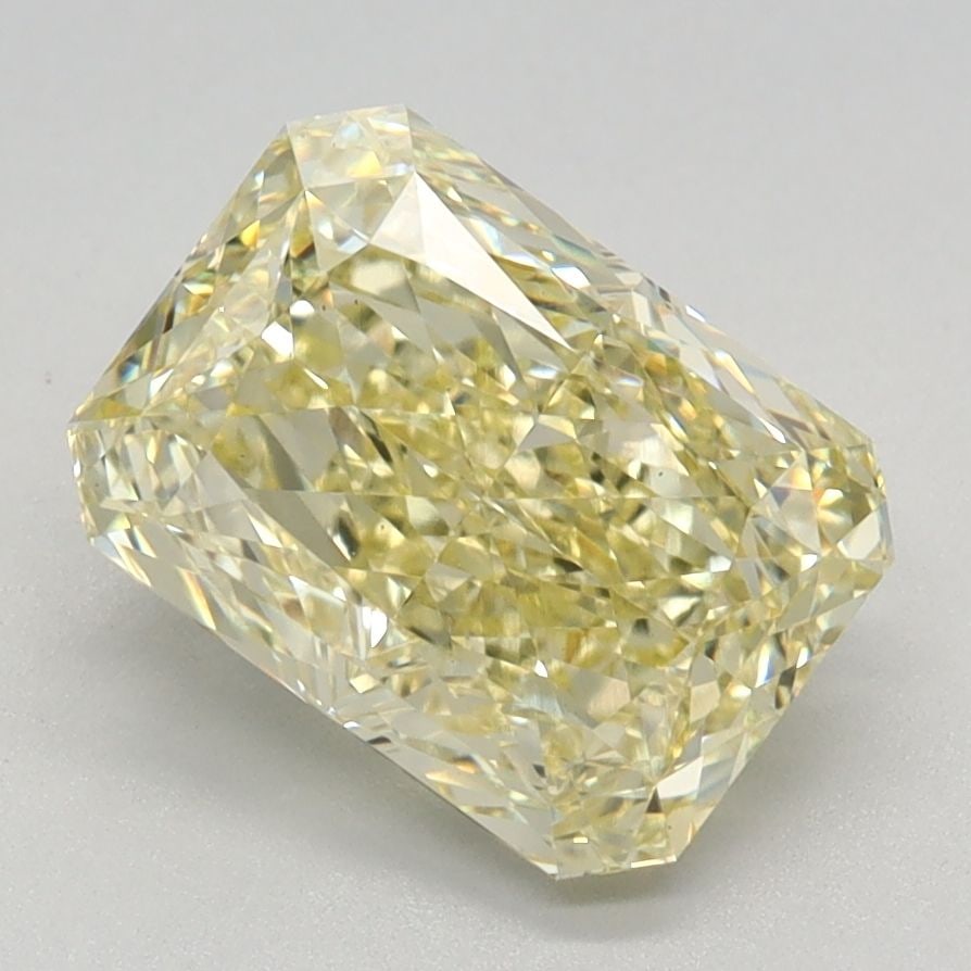Loose Diamond - RADIANT 2.29ct Fancy Intense Yellow VVS2: Loose Diamond - RADIANT 2.29ct Fancy Intense Yellow VVS2 Source: This is a real non-mined Diamond that has been grown in a lab Shape: RADIANT Carats: 2.29 Color: Fancy Intense Yellow Certification:
