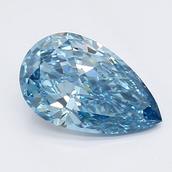 Loose Diamond - PEAR 0.85ct Fancy Vivid Blue VS1: Loose Diamond - PEAR 0.85ct Fancy Vivid Blue VS1 Source: This is a real non-mined Diamond that has been grown in a lab Shape: PEAR Carats: 0.85 Color: Fancy Vivid Blue Certification: NONE Video: