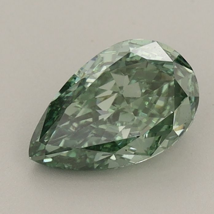 Loose Diamond - PEAR 1.01ct Fancy Vivid Green VS1 (1 of 1)