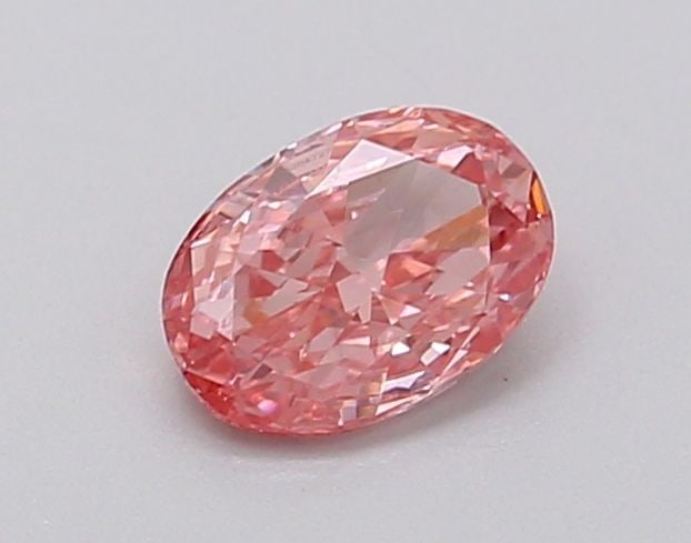 Loose Diamond - OVAL 0.39ct Fancy Vivid Pink VS2: Loose Diamond - OVAL 0.39ct Fancy Vivid Pink VS2 Source: This is a real non-mined Diamond that has been grown in a lab Shape: OVAL Carats: 0.39 Color: Fancy Vivid Pink Certification: IGI Video: