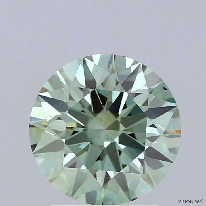 Loose Diamond - ROUND 2.11ct Fancy Vivid Green VS2 (1 of 1)