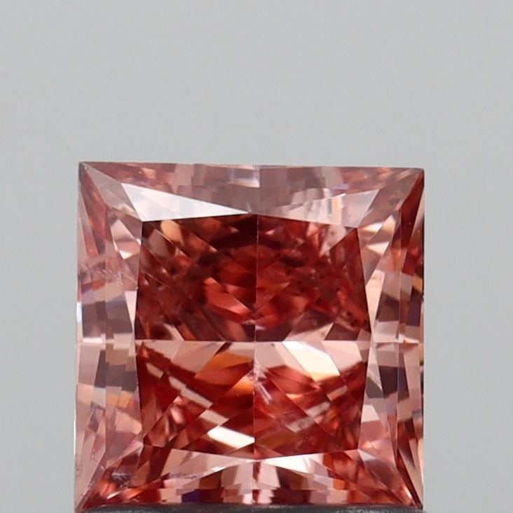 Loose Diamond - PRINCESS 1.0ct Fancy Pinkish Brown SI1: Loose Diamond - PRINCESS 1.0ct Fancy Pinkish Brown SI1 Source: This is a real non-mined Diamond that has been grown in a lab Shape: PRINCESS Carats: 1.0 Color: Fancy Pinkish Brown Certification: IGI V
