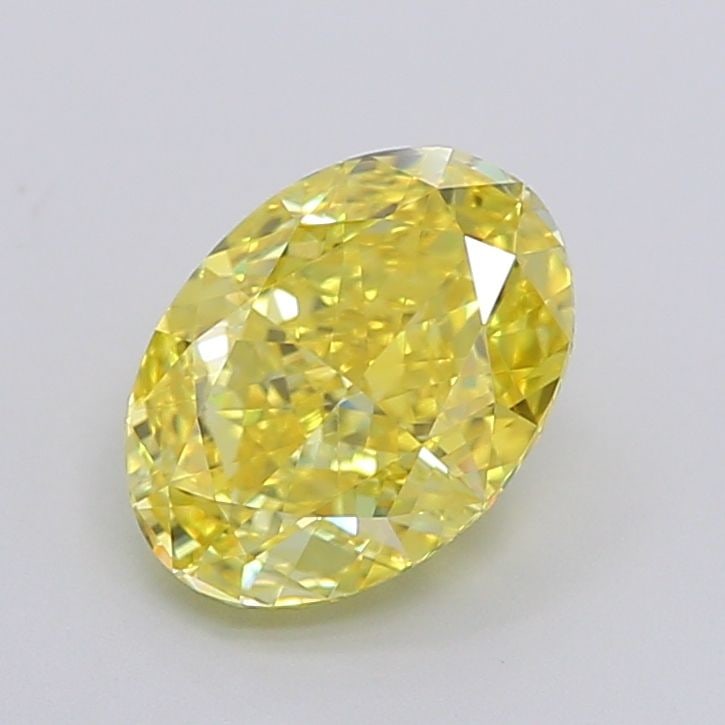 Loose Diamond - OVAL 2.57ct Fancy Vivid Yellow VS1: Loose Diamond - OVAL 2.57ct Fancy Vivid Yellow VS1 Source: This is a real non-mined Diamond that has been grown in a lab Shape: OVAL Carats: 2.57 Color: Fancy Vivid Yellow Certification: IGI Video: