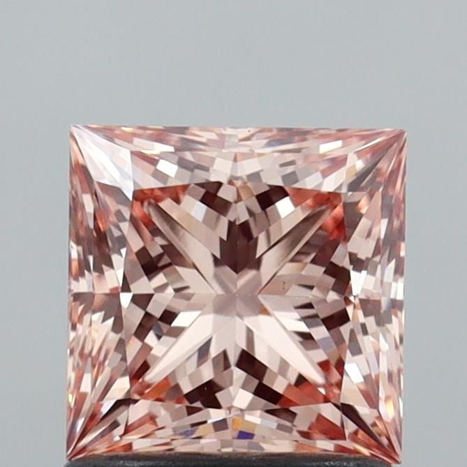 Loose Diamond - PRINCESS 1.18ct Fancy Light Brown VS1: Loose Diamond - PRINCESS 1.18ct Fancy Light Brown VS1 Source: This is a real non-mined Diamond that has been grown in a lab Shape: PRINCESS Carats: 1.18 Color: Fancy Light Brown Certification: IGI Vid