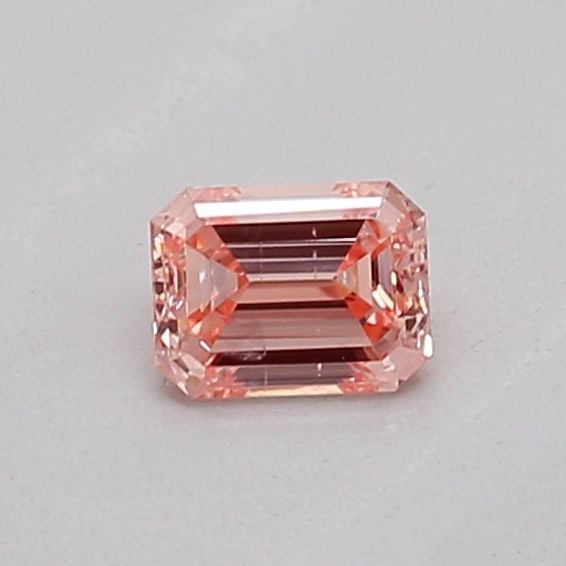 Loose Diamond - EMERALD 0.17ct Fancy Intense Pink VS2: Loose Diamond - EMERALD 0.17ct Fancy Intense Pink VS2 Source: This is a real non-mined Diamond that has been grown in a lab Shape: EMERALD Carats: 0.17 Color: Fancy Intense Pink Certification: IGI Vid