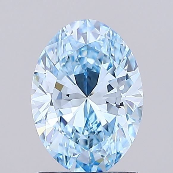 Loose Diamond - OVAL 1.04ct Fancy Vivid Blue VS1: Loose Diamond - OVAL 1.04ct Fancy Vivid Blue VS1 Source: This is a real non-mined Diamond that has been grown in a lab Shape: OVAL Carats: 1.04 Color: Fancy Vivid Blue Certification: IGI Video: