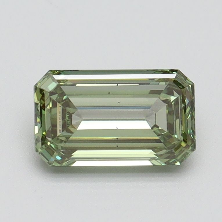 Loose Diamond - EMERALD 1.0ct Fancy Intense Green VS2: Loose Diamond - EMERALD 1.0ct Fancy Intense Green VS2 Source: This is a real non-mined Diamond that has been grown in a lab Shape: EMERALD Carats: 1.0 Color: Fancy Intense Green Certification: IGI Vid