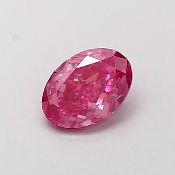 Loose Diamond - OVAL 0.53ct Fancy Vivid Pink VS1: Loose Diamond - OVAL 0.53ct Fancy Vivid Pink VS1 Source: This is a real non-mined Diamond that has been grown in a lab Shape: OVAL Carats: 0.53 Color: Fancy Vivid Pink Certification: NONE Video: