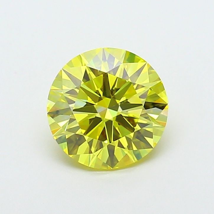Ideal Loose Diamond - ROUND 2.0ct Fancy Vivid Yellow VVS2: Ideal Loose Diamond - ROUND 2.0ct Fancy Vivid Yellow VVS2 Source: This is a real non-mined Diamond that has been grown in a lab Shape: ROUND Carats: 2.0 Color: Fancy Vivid Yellow Certification: IGI Vi