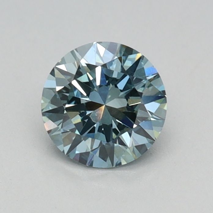 Loose Diamond - ROUND 0.44ct Fancy Intense Greenish Blue VS1 (1 of 1)