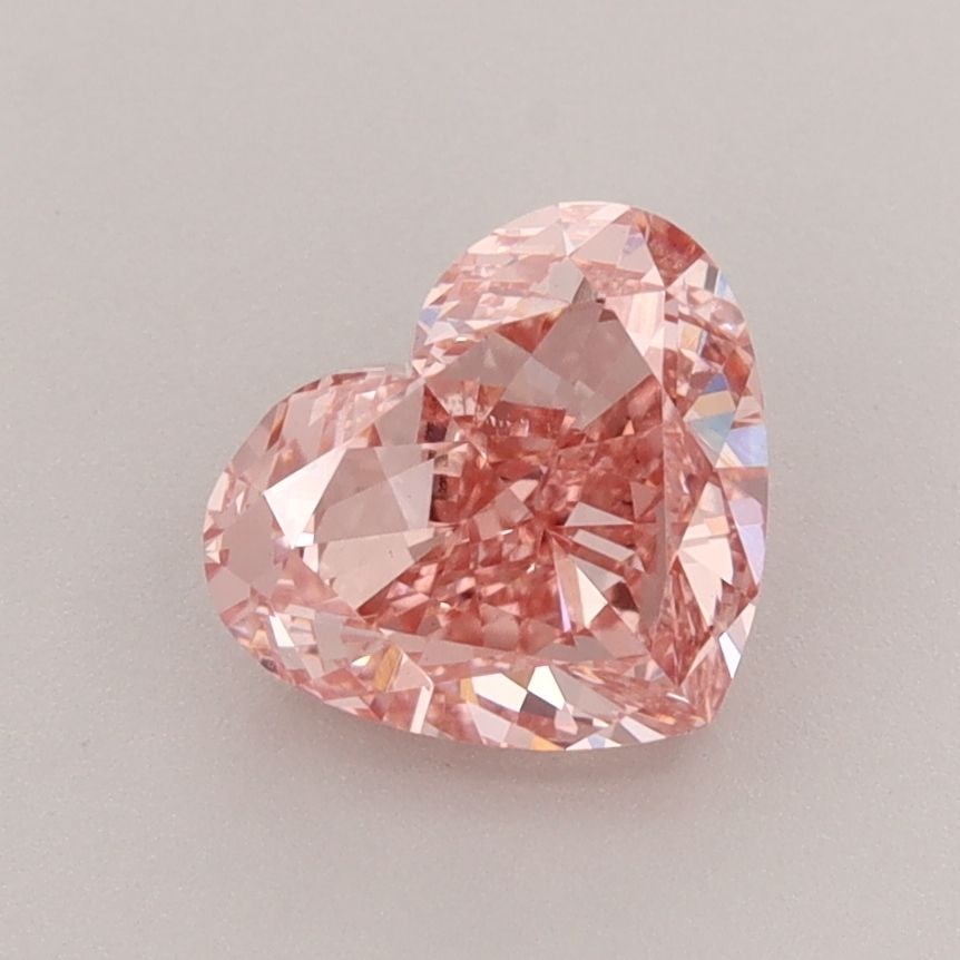 Loose Diamond - HEART 1.67ct Fancy Vivid Pink VS2: Loose Diamond - HEART 1.67ct Fancy Vivid Pink VS2 Source: This is a real non-mined Diamond that has been grown in a lab Shape: HEART Carats: 1.67 Color: Fancy Vivid Pink Certification: IGI Video: