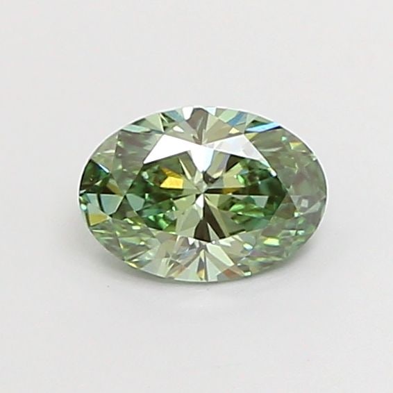 Loose Diamond - OVAL 0.56ct Fancy Vivid Green VS1: Loose Diamond - OVAL 0.56ct Fancy Vivid Green VS1 Source: This is a real non-mined Diamond that has been grown in a lab Shape: OVAL Carats: 0.56 Color: Fancy Vivid Green Certification: IGI Video: