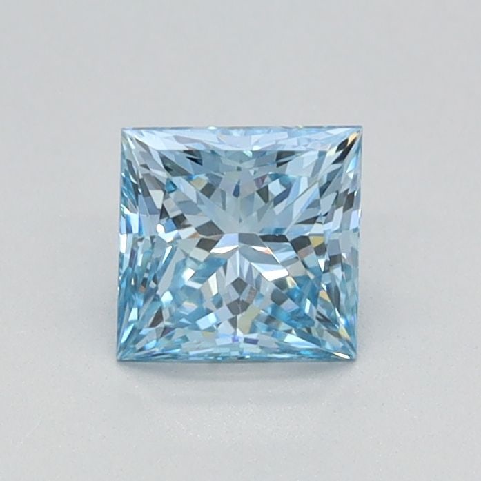 Loose Diamond - PRINCESS 0.53ct Fancy Vivid Blue VVS2 (1 of 1)
