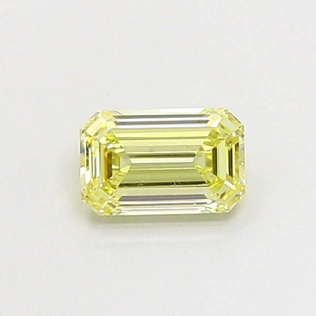 Loose Diamond - EMERALD 1.02ct Fancy Light Yellow VS2: Loose Diamond - EMERALD 1.02ct Fancy Light Yellow VS2 Source: This is a real non-mined Diamond that has been grown in a lab Shape: EMERALD Carats: 1.02 Color: Fancy Light Yellow Certification: IGI Vid