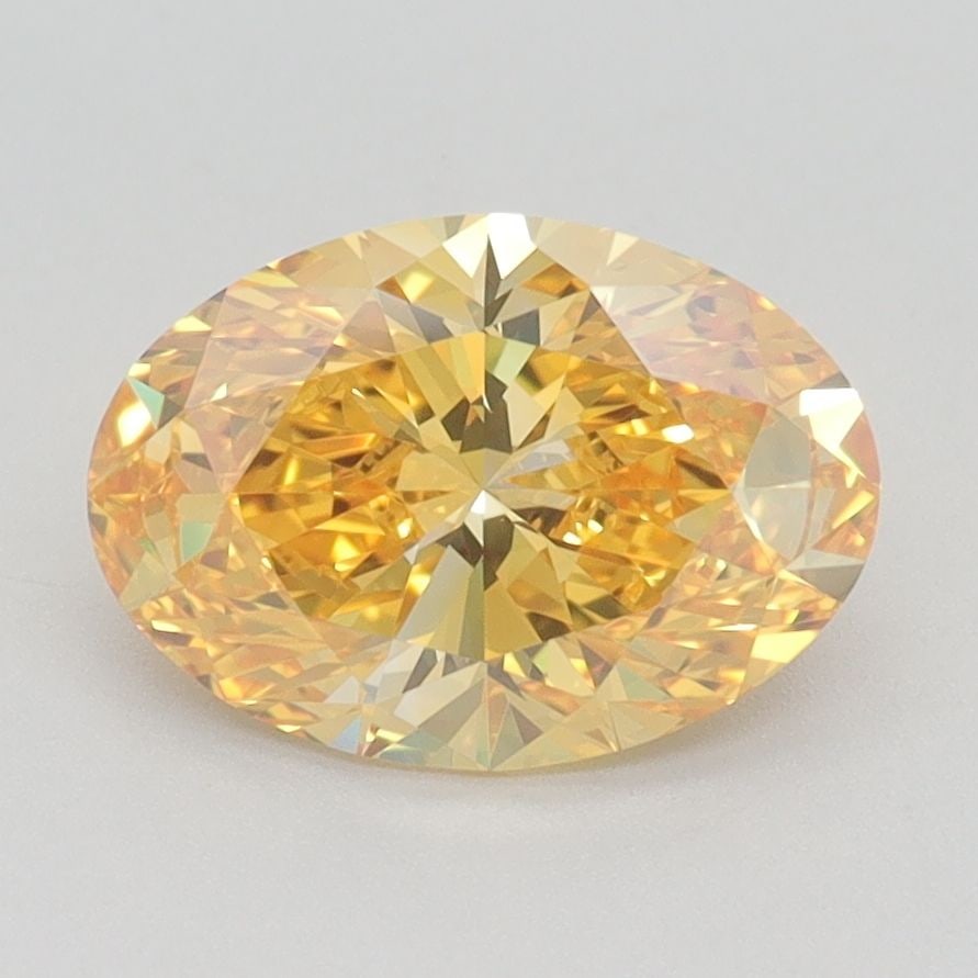 Loose Diamond - OVAL 1.73ct Fancy Vivid Yellow VVS2: Loose Diamond - OVAL 1.73ct Fancy Vivid Yellow VVS2 Source: This is a real non-mined Diamond that has been grown in a lab Shape: OVAL Carats: 1.73 Color: Fancy Vivid Yellow Certification: IGI Video:
