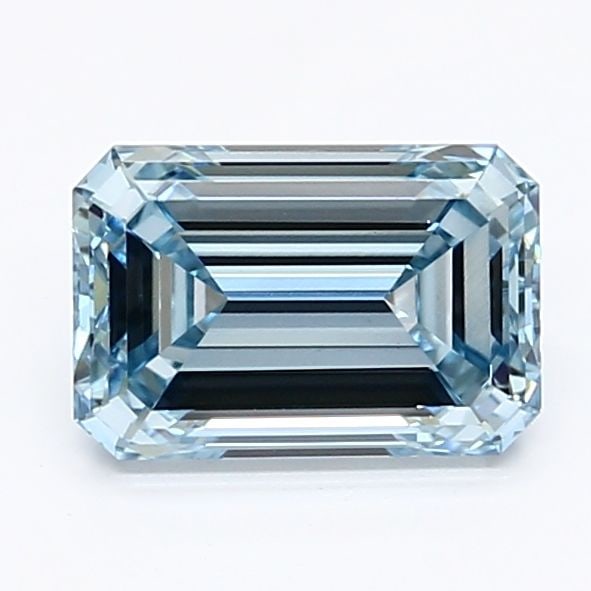 Loose Diamond - EMERALD 1.21ct Fancy Intense Blue VS1: Loose Diamond - EMERALD 1.21ct Fancy Intense Blue VS1 Source: This is a real non-mined Diamond that has been grown in a lab Shape: EMERALD Carats: 1.21 Color: Fancy Intense Blue Certification: IGI Vid