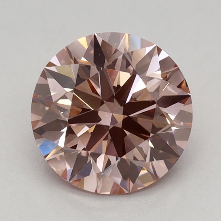 Ideal Loose Diamond - ROUND 1.11ct Fancy Brownish Pink VS1: Ideal Loose Diamond - ROUND 1.11ct Fancy Brownish Pink VS1 Source: This is a real non-mined Diamond that has been grown in a lab Shape: ROUND Carats: 1.11 Color: Fancy Brownish Pink Certification: IGI