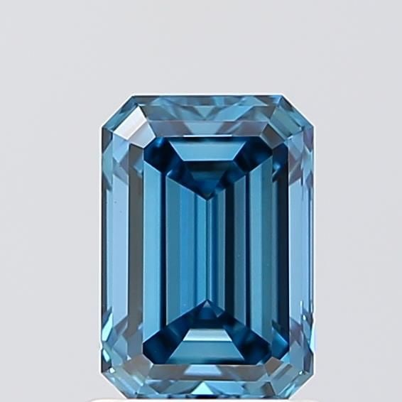 Loose Diamond - EMERALD 1.07ct Fancy Vivid Blue VS1: Loose Diamond - EMERALD 1.07ct Fancy Vivid Blue VS1 Source: This is a real non-mined Diamond that has been grown in a lab Shape: EMERALD Carats: 1.07 Color: Fancy Vivid Blue Certification: IGI Video:
